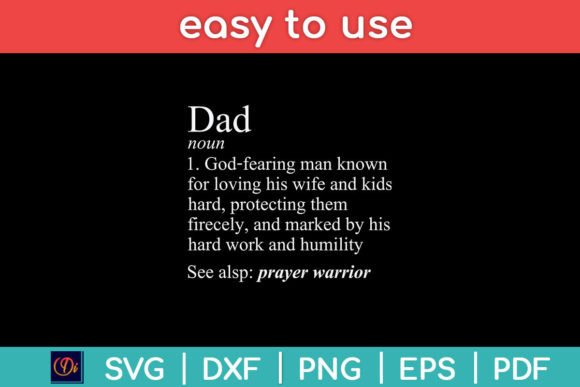 Christian Dad Definition Father's Day Graphics
