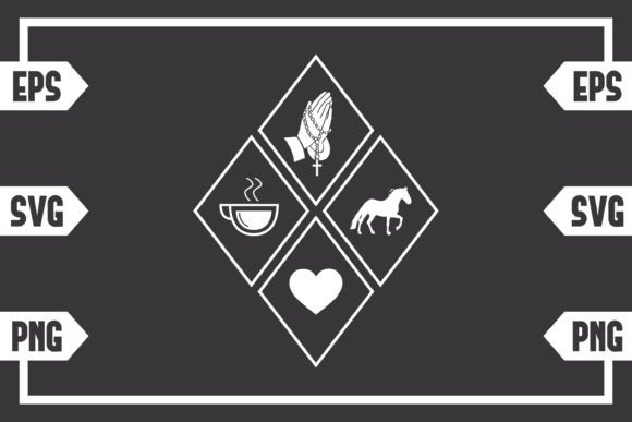 Coffee Jesus Heart and Horse Design Review