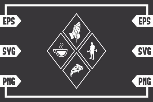 Coffee Jesus Pizza and Fitness: Graphics & Crafts