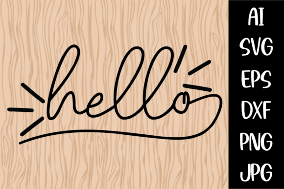 Hello Doormat SVGs: Graphics & Crafts for Publishers