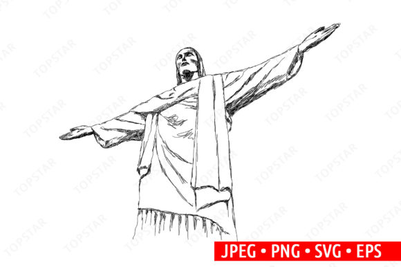 Jesus Christ the Redeemer Easter Clipart