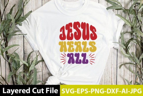 Jesus Heals All Retro Design: Graphics & Crafts Review