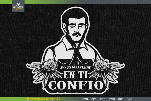 Jesus Malverde En Ti Confio Graphics